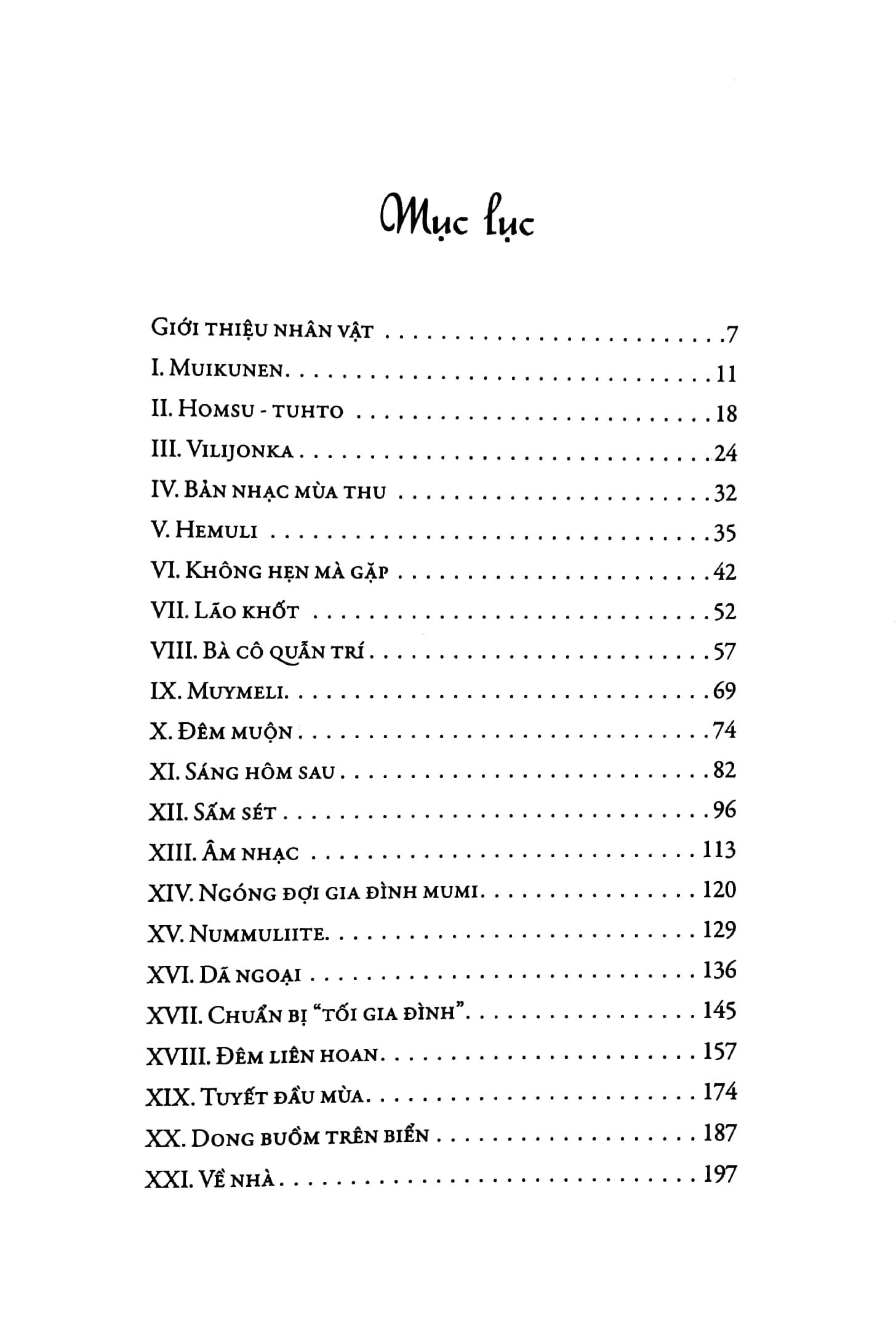 Tháng Mười Một Ở Thung Lũng Mumi