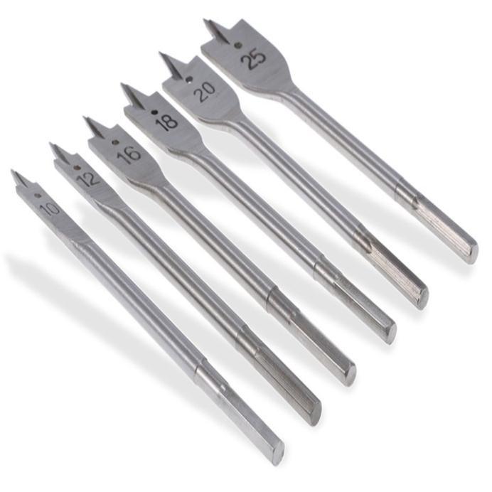 BỘ 6 MŨI KHOAN KHOÉT LỖ GỖ HÌNH ĐUÔI CÁ
