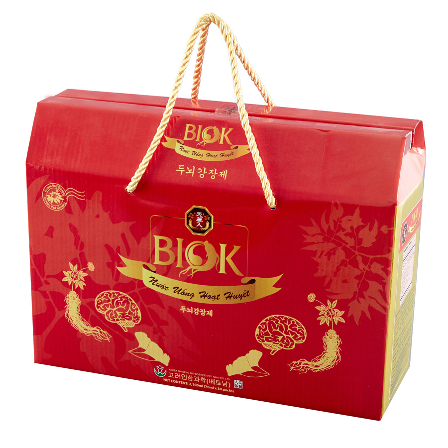 Nước Uống Hoạt Huyết Dưỡng Não BIOK, Giúp Tăng Cường Tuần Hoàn Máu Não