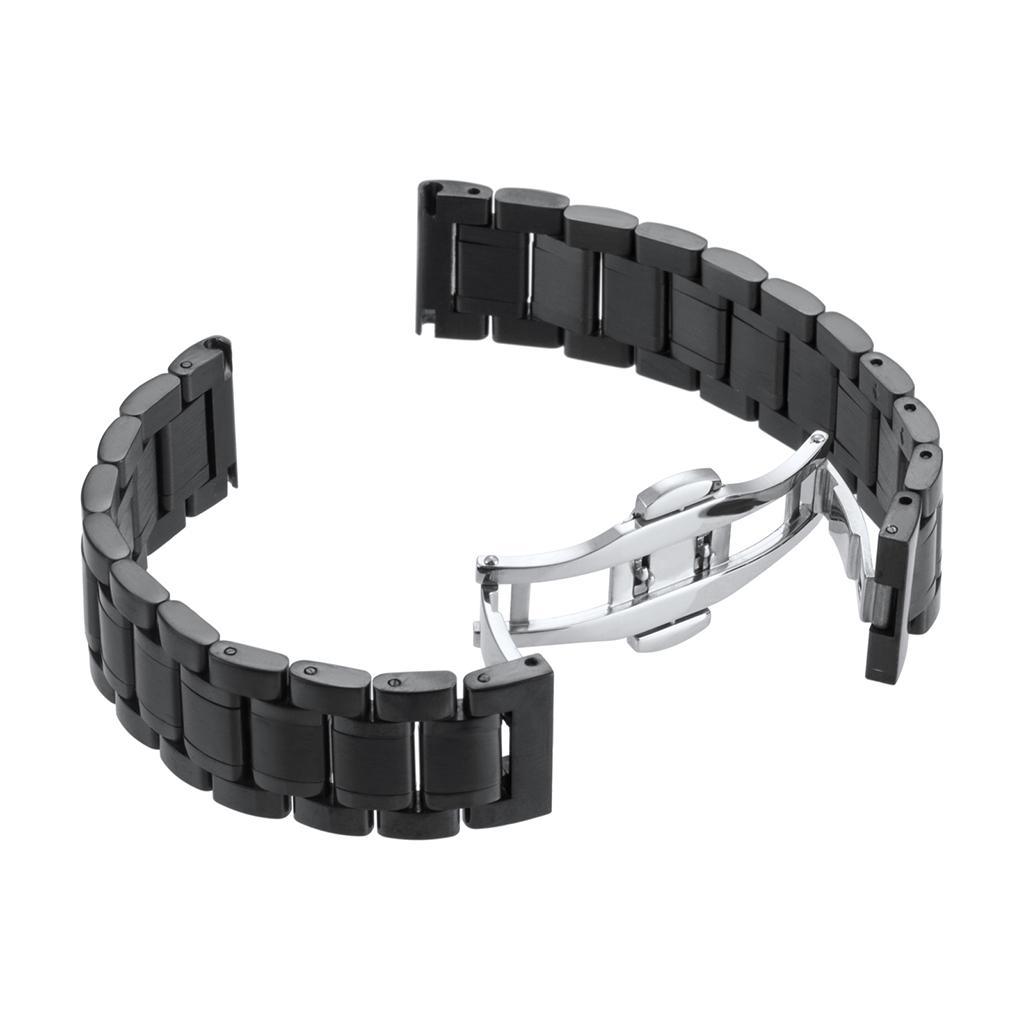 2Pack 22mm Stainless Steel Wrist Watch Band Strap For Huawei Sport Bracelet