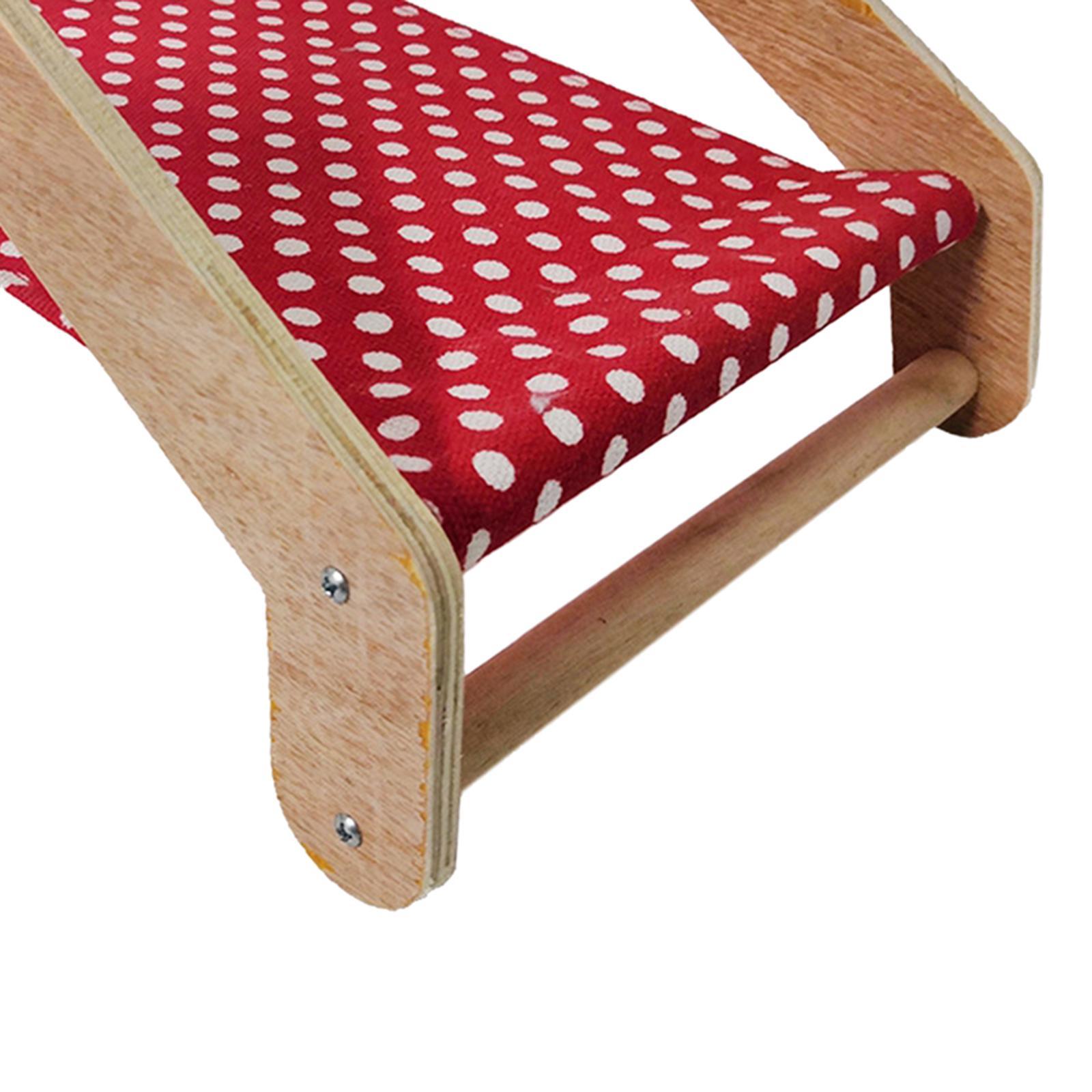 Guinea Pig Hammock Hamster Shaker Bed Portable Small Animal Bed Guinea Pig Wooden Bed Nest for Dwarf Rabbits Hamsters Ferrets