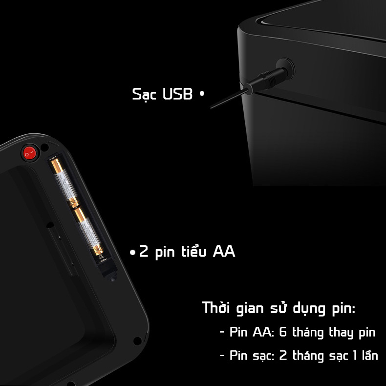 Thùng đựng rác cảm biến tự đóng mở cao cấp TORSOM TZL-12 sang trọng sạch sẽ tiện dụng
