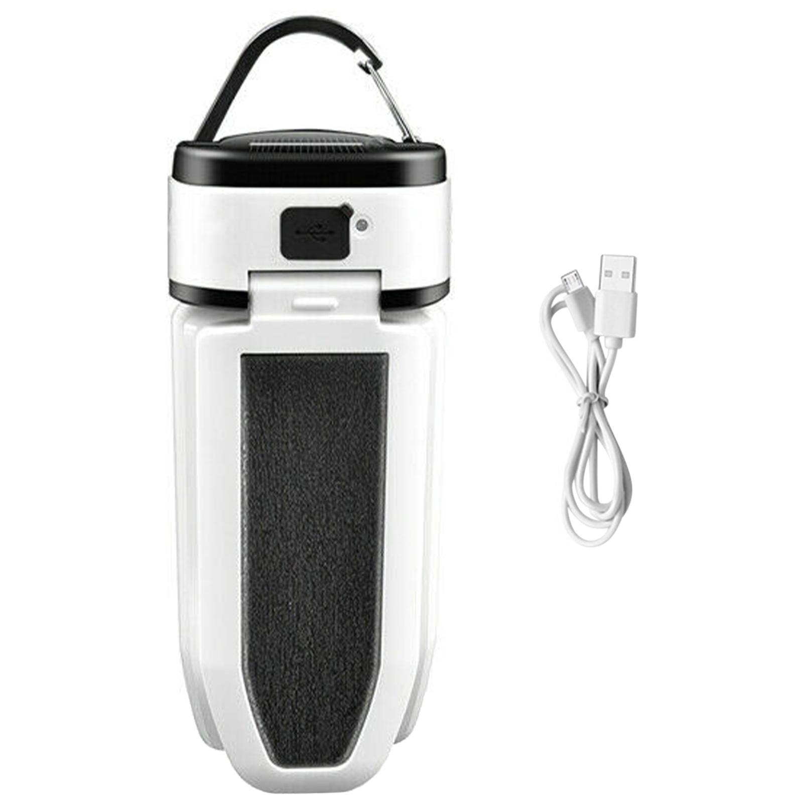 Camping Lantern Tent USB Solar Rechargeable LED Light Lamp for Yard Outage