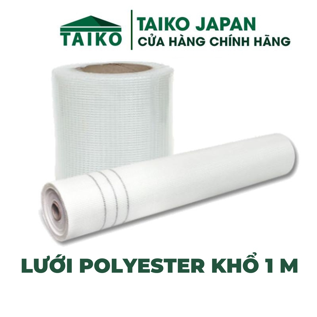 Lưới Polyester Phủ Chống Thấm, Vải Polyester Gia Cố Chống Thấm Mái Nhà Sàn Nhà Khe Nứt Khổ 1 Mét