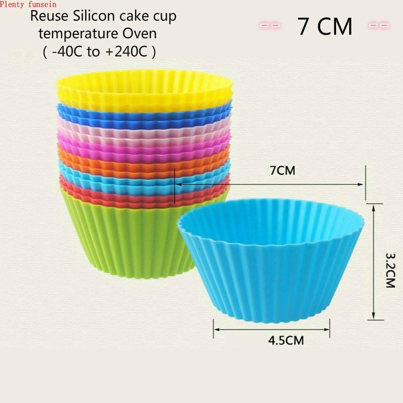 Khuôn Bánh Cupcake Silicon Khay Khuôn Muffin Nhiều Mẫu Mã Đẹp Đặc Sắc Tái Sử Dụng Nhiều Lần - CUPCAKESILI