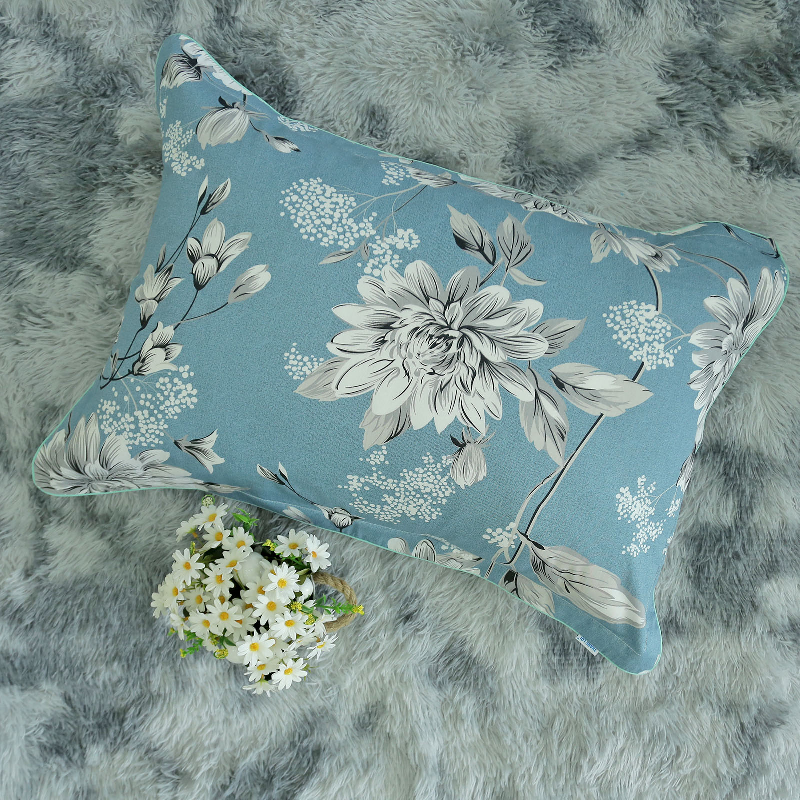 Bộ Drap Gối Cotton Hoa Thắng Lợi mẫu 26 - Chính hãng