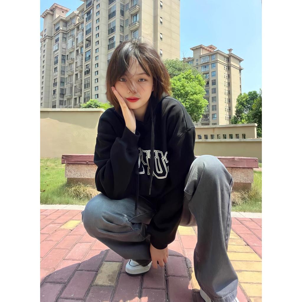 Áo Hoodie Nỉ Nam Nữ Dáng Rộng Mũ Trùm CUPID