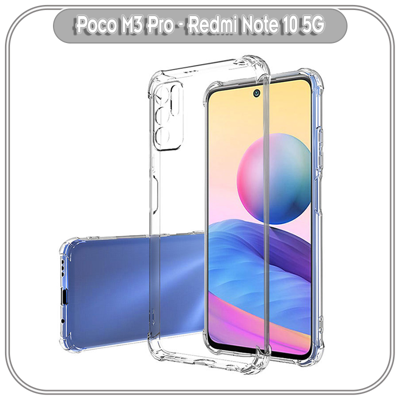 Ốp lưng cho Xiaomi Redmi Note 10 5G - Poco M3 Pro TPU Trong Suốt Che Camera