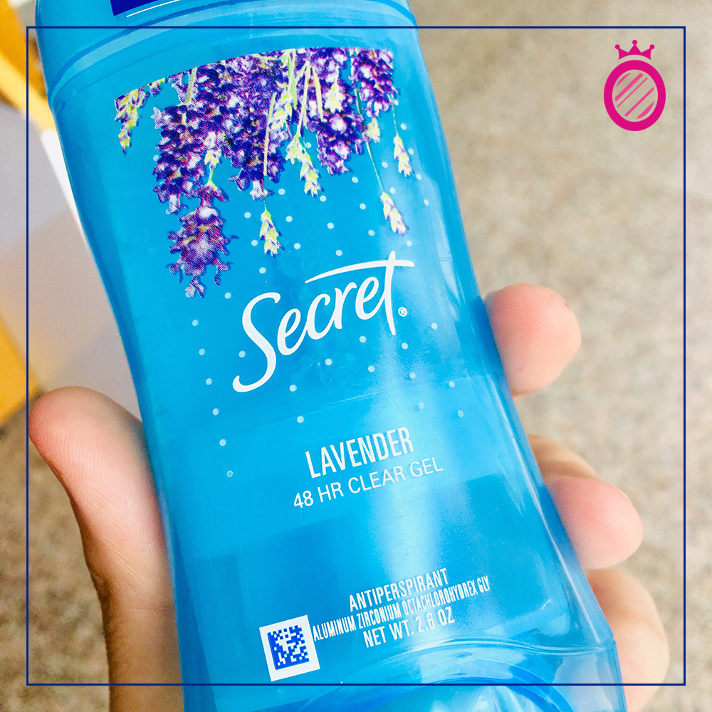 Lăn khử mùi nữ Secret Clear Gel Luxe Lavender 73g ngăn mồ hôi- Mỹ