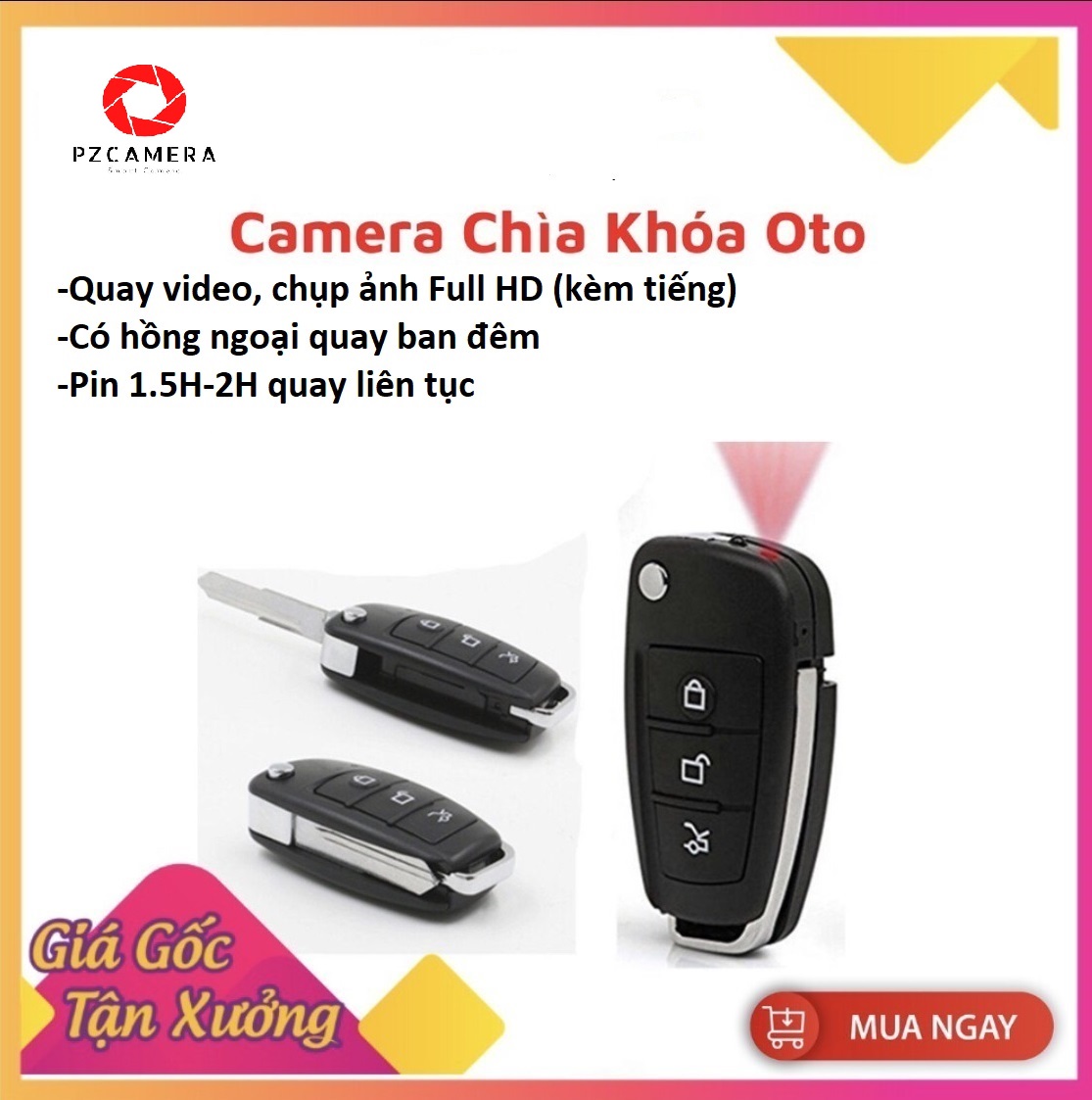 Camera Mini Chìa Khóa Oto S920 , Chất Lượng Full HD 1080P