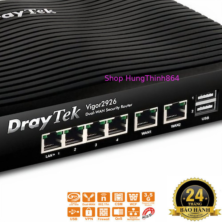 Router Draytek Vigor 2926 - Hàng Chính Hãng