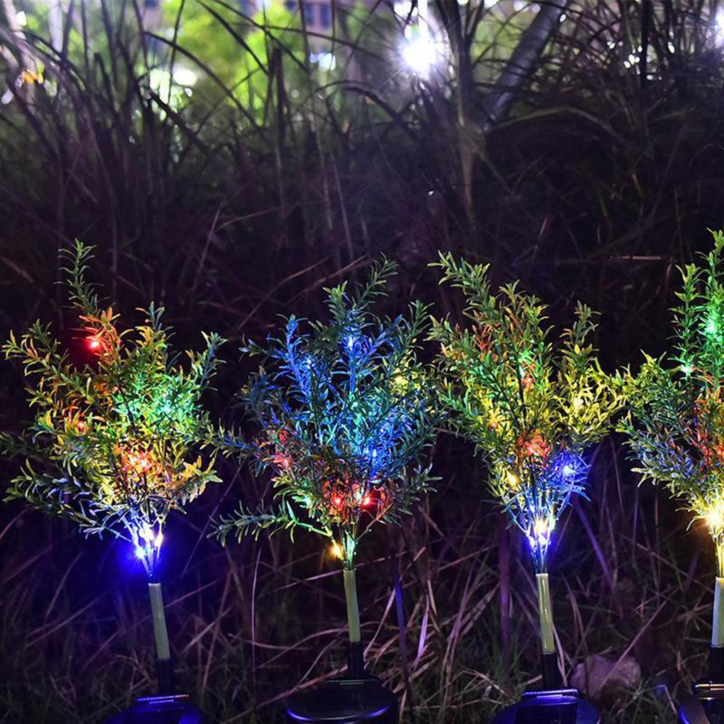 Solar Garden Lights Tree Outdoor Solar Christmas Tree Lights Ground Light