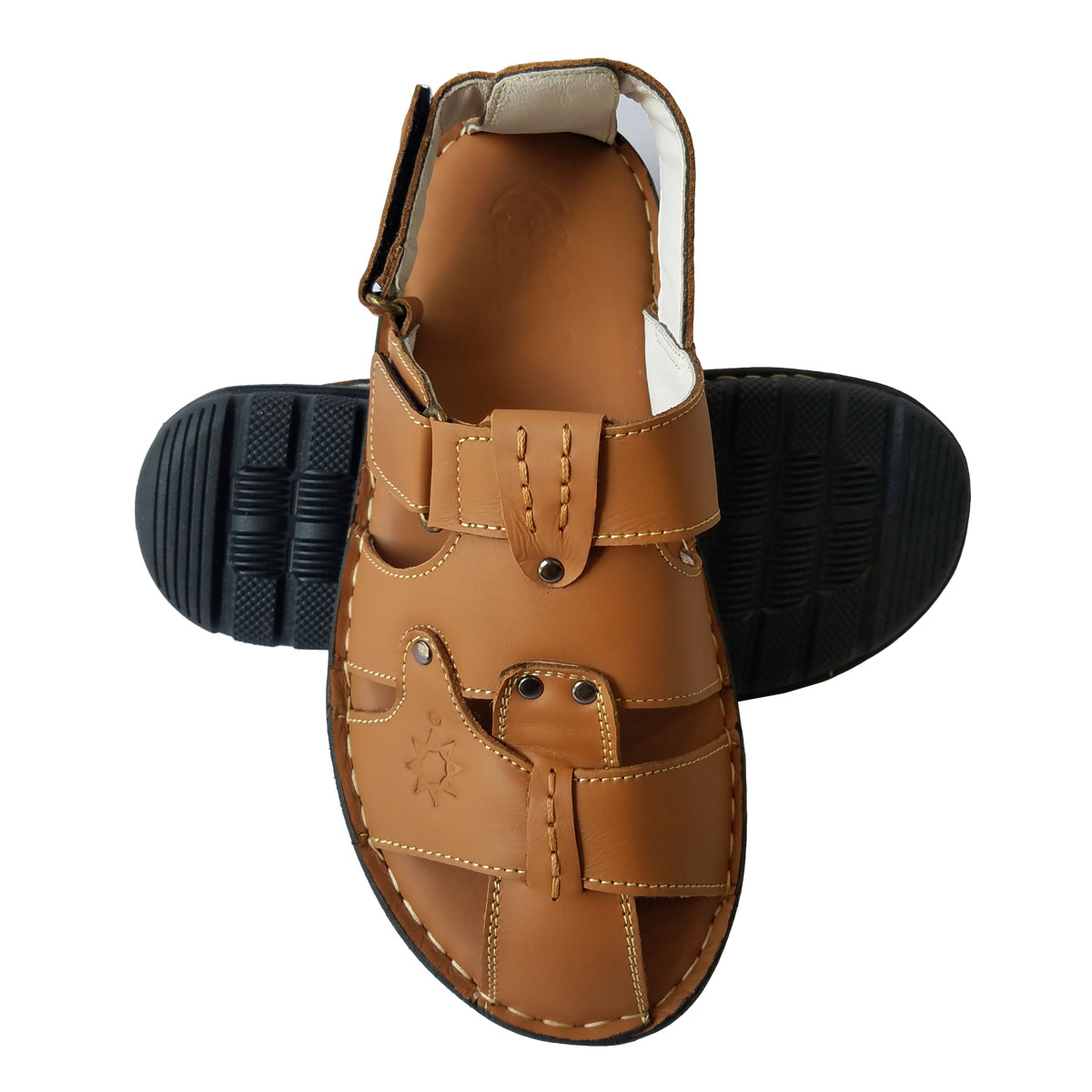 Giày Sandal Nam Bít Mũi Da Bò Thật BIGGBEN SD124