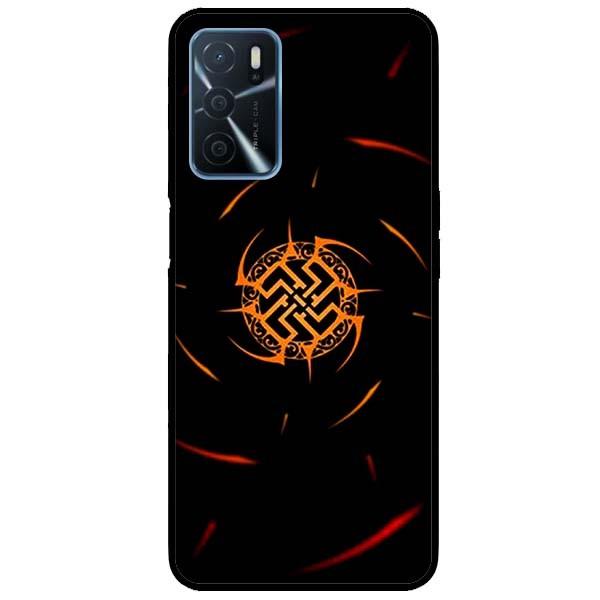 Ốp lưng dành cho Oppo A16 mẫu Năng Lượng Đỏ Đen
