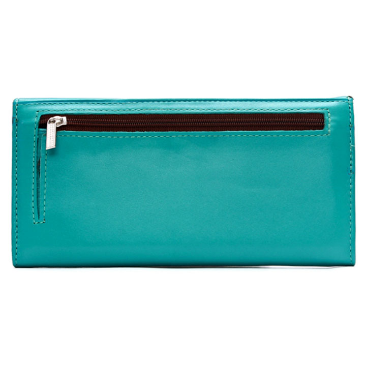 HJ3125-26-27-28-29-30-39-40-59-60-64-65-67 - Bóp nữ da bò cao cấp Huy Hoàng 3 gấp lửng màu da, đen, đỏ, hồng, nâu, xanh, xanh đậm, cam, xanh lá chuối, xanh dương