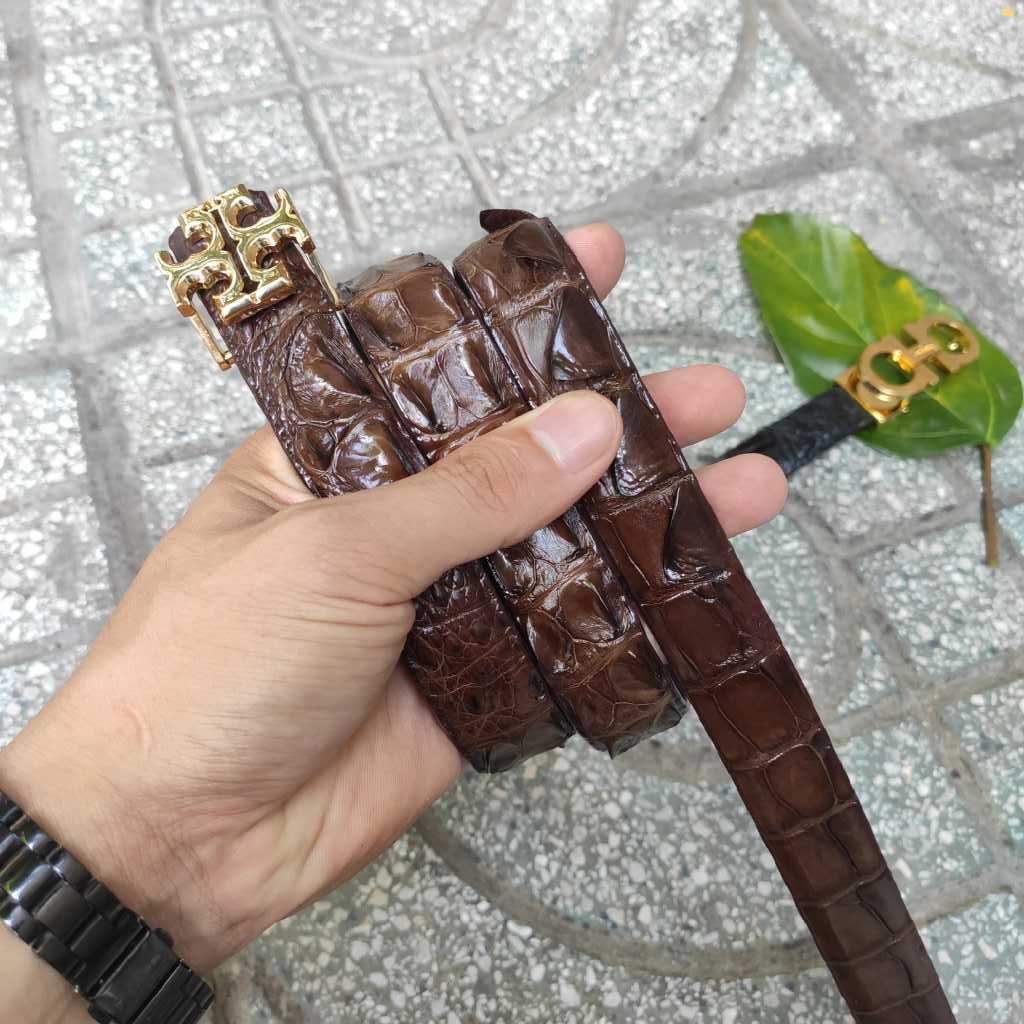 Thắt lưng Nữ. Gù gai cá sấu cao cấp