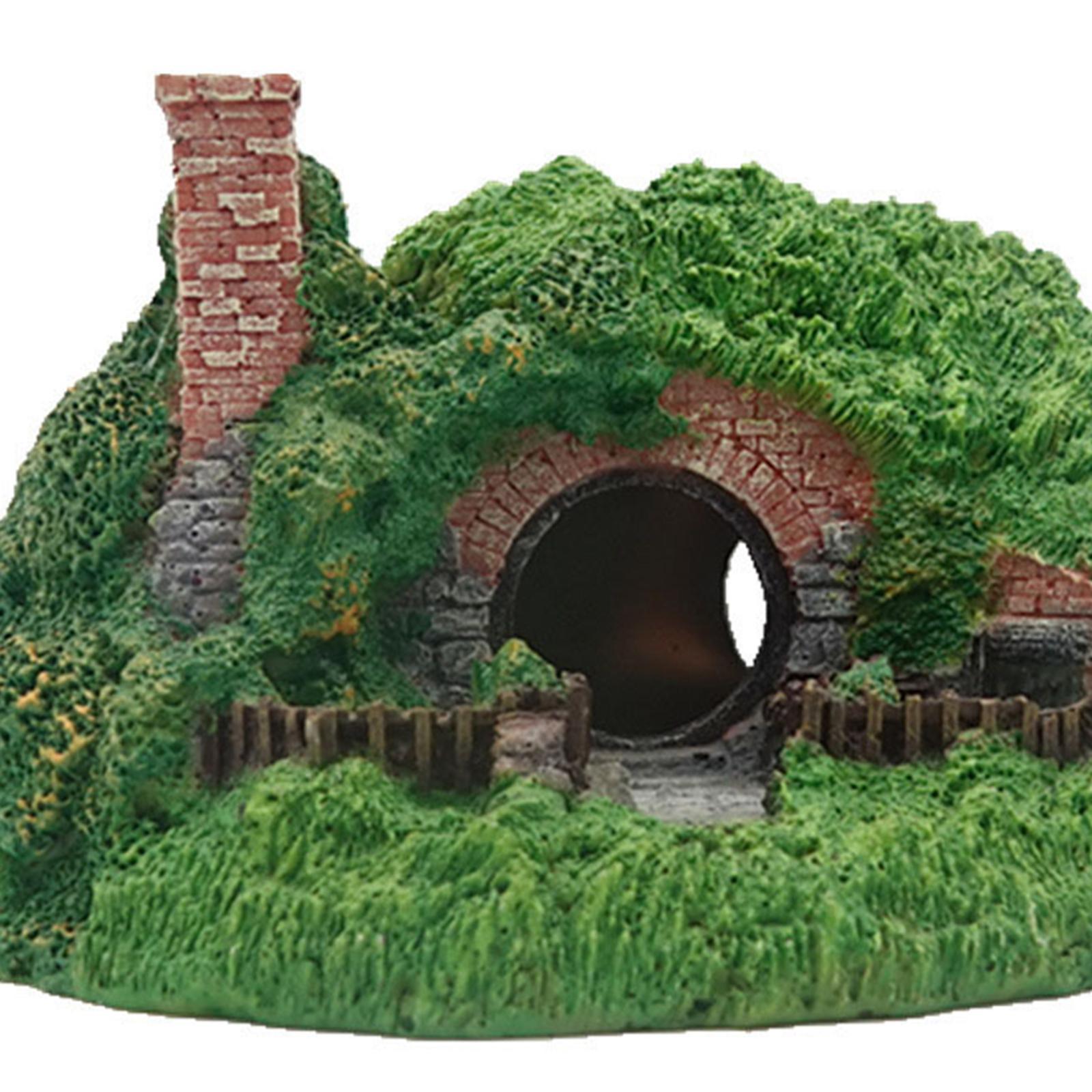 Aquarium Cave Cave Hideout for Amphibians Supplies Habitat Decor Hiding Cave