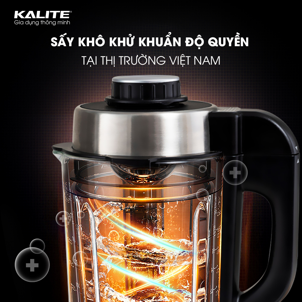 Máy Làm Sữa Hạt Cao Cấp Kalite KL990 Pro (KL990P) Bản Nâng Cấp KL950 - Công Suất Lớn, Nấu Siêu Mịn - Hàng Chính Hãng -Bảo Hành 24 Tháng