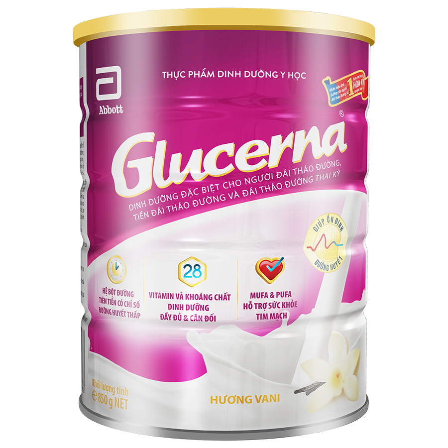 Sữa Bột Abbott Glucerna Vani 850g