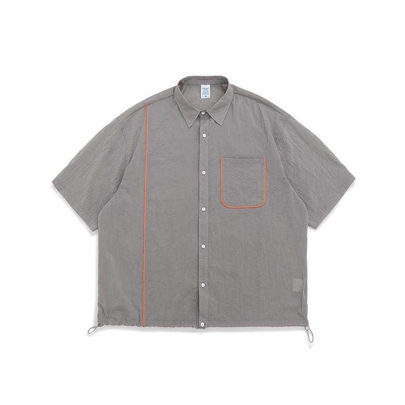Set Sơ mi tay lỡ unisex form rộng inflation thời trang hè cao cấp