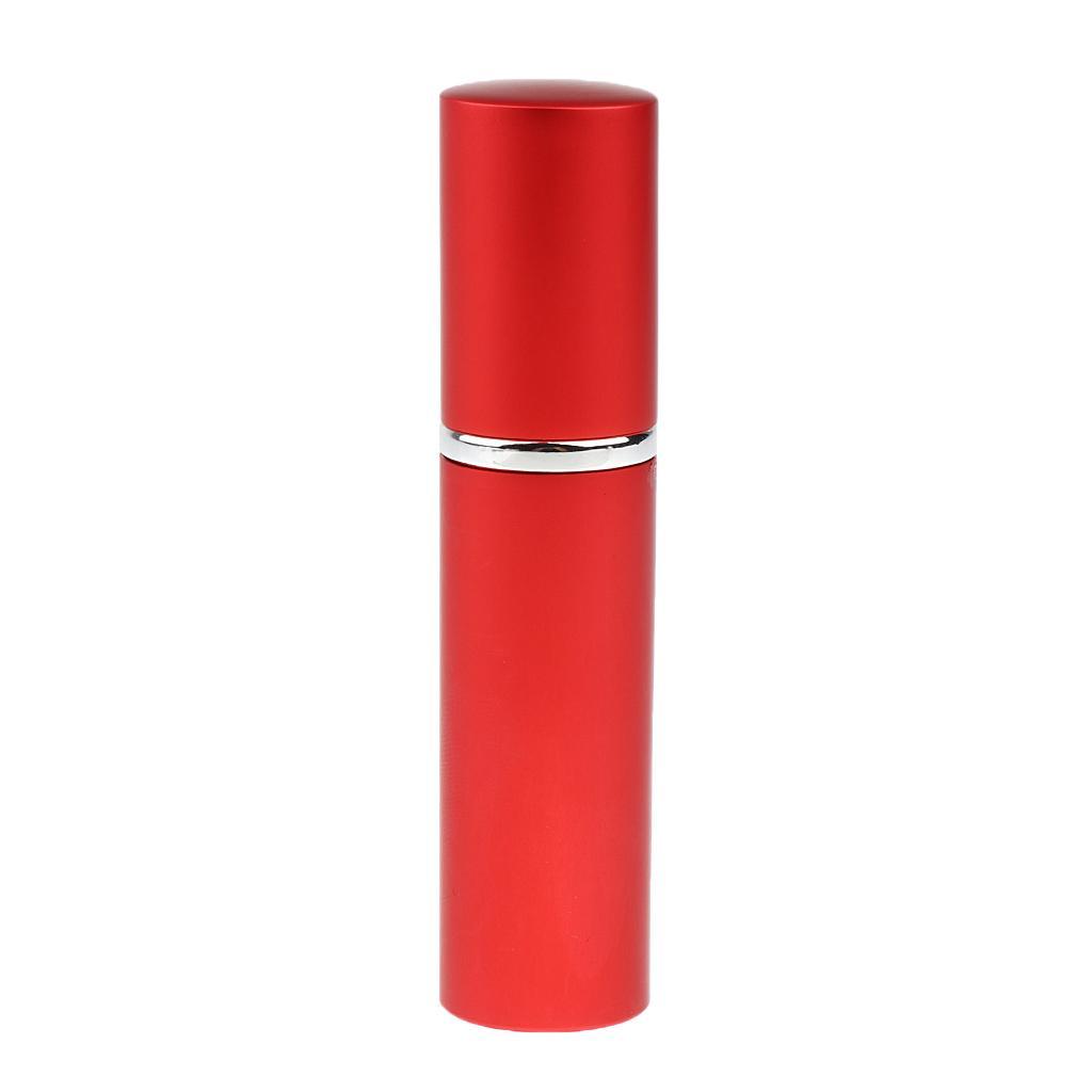 6 Pieces 10ml Metal Refillable Mist Spray Bottle Aromatherapy Scent Pressed Sprayer Storage Vials for Beauty Salon