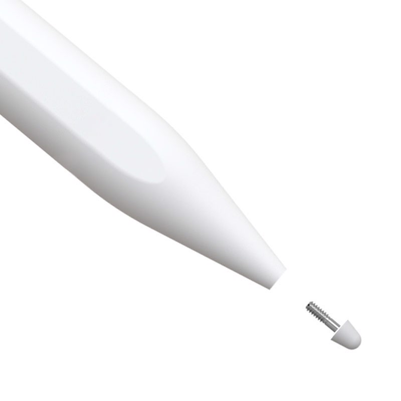 Bút cảm ứng stylus chống tì tay cho iPad WiWu Pencil Pro (viết vẽ nghiêng hơn 60 độ, chống tì tay như Apple Pencil, hút nam châm) - Hàng chính hãng