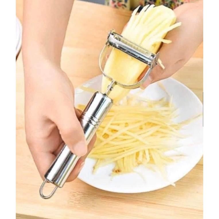 Nạo củ quả inox đa năng 3 trong 1