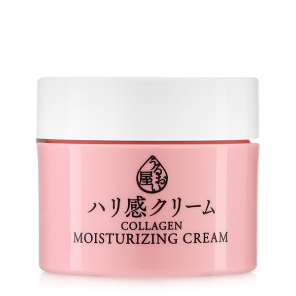 Kem dưỡng da ngăn ngừa lão hóa Naris Uruoi Collagen Moisturizing Cream Nhật Bản 48g + Móc khóa