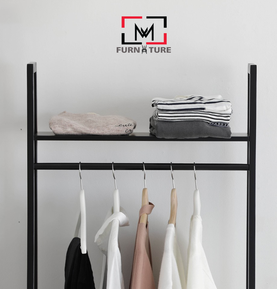 GIÁ TREO QUẦN ÁO HÌNH THANG HÀN QUỐC - LADDER HANGER BLACK