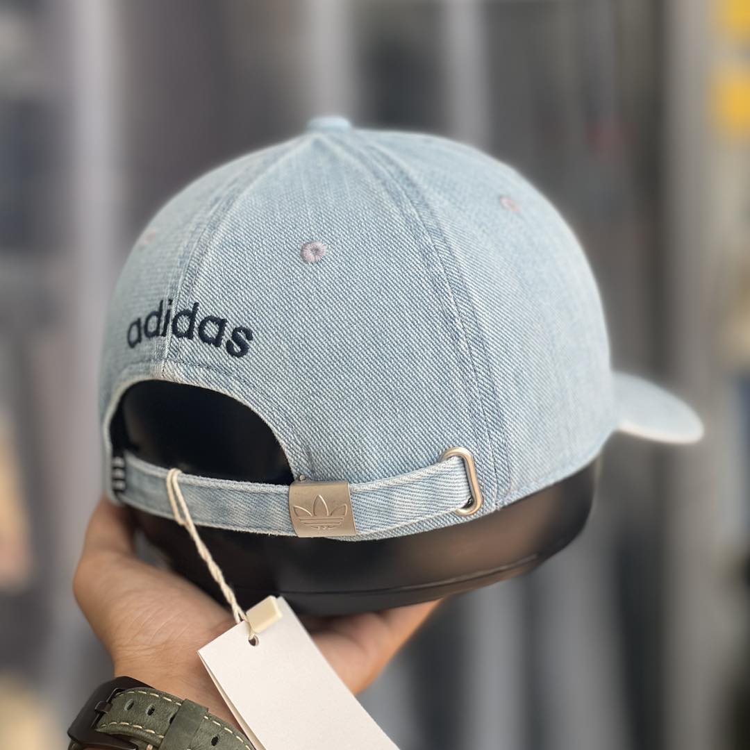 Nón kết, mũ lưỡi trai Unisex Adi.das phối vải jeans form chuẩn thời trang cao cấp