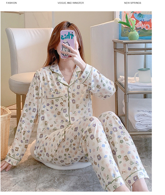 Bộ Đồ Bầu Và Sau Sinh Dài Tay Có Khe Mở Cho con bú AZ28