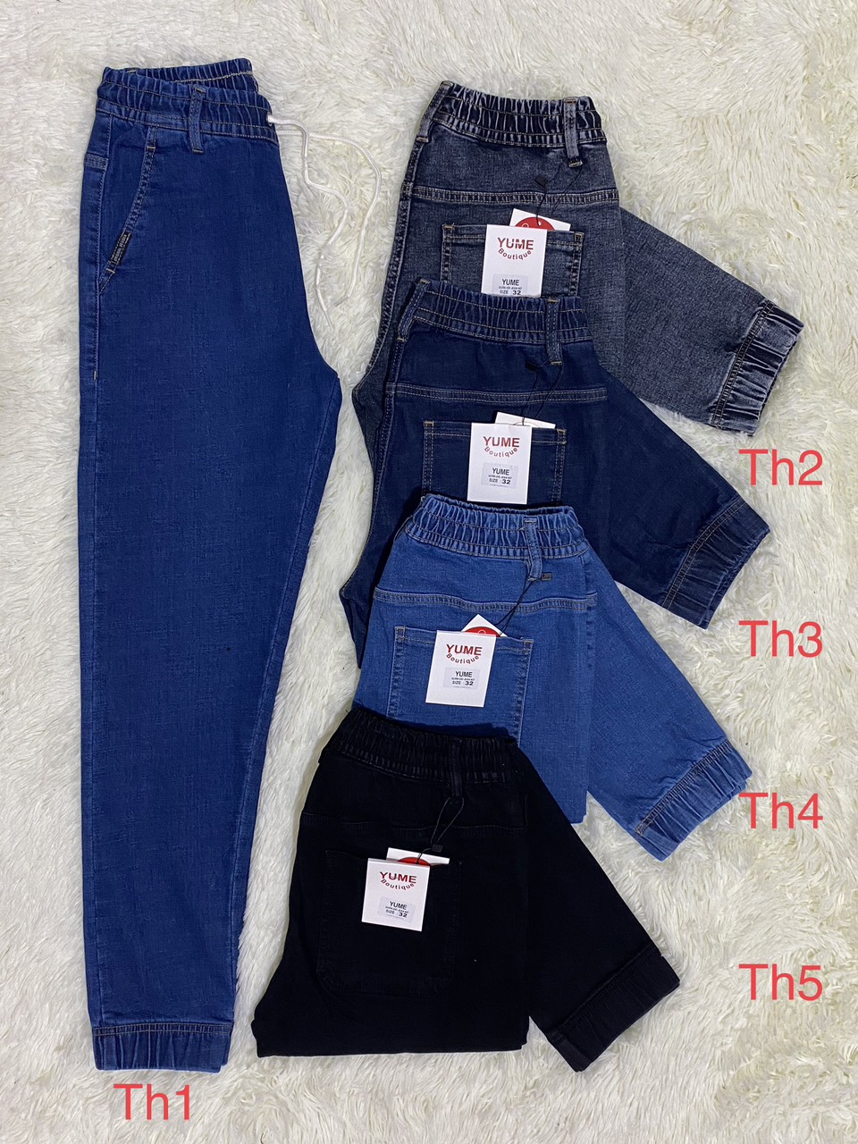 Quần dài jean lưng thun cao cấp có size 30-44[FREESHIP KHI MUA HÀNG] . Vải dày và co giãn