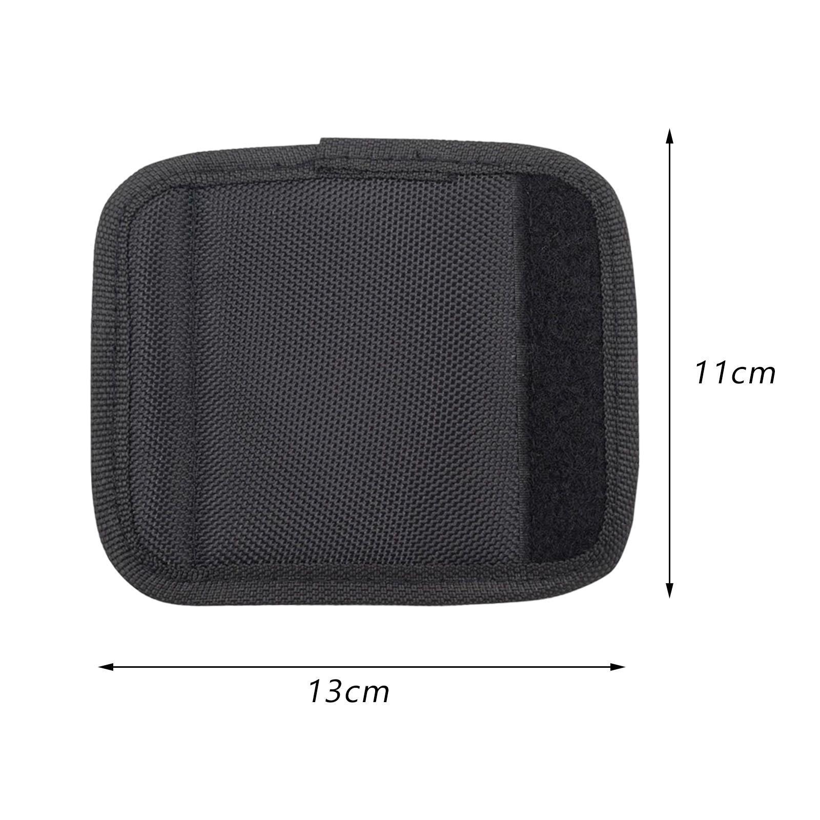 Oxford Cloth Luggage Handle Wrap Black Tags Identifiers Comfortable Washable