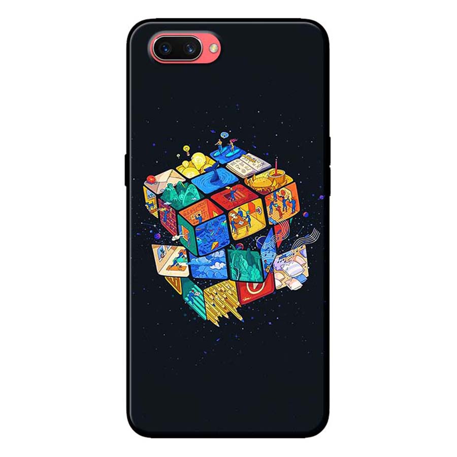 Ốp Lưng Dành Cho Oppo A3s - Mẫu Rubik