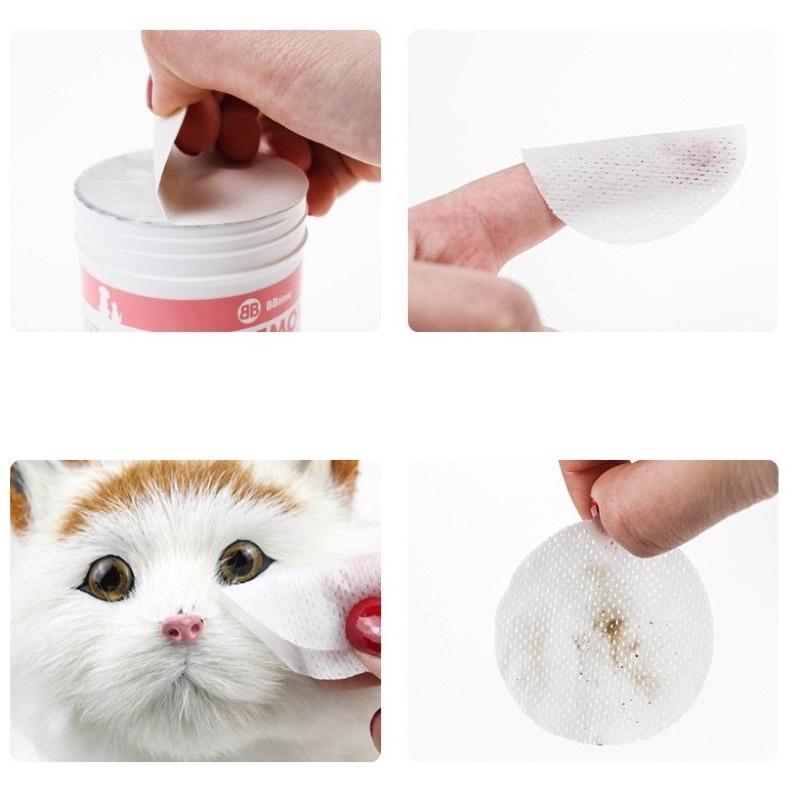 Khăn Ướt Lau Ghèn Mắt & Vết Ố Cho Chó Mèo
