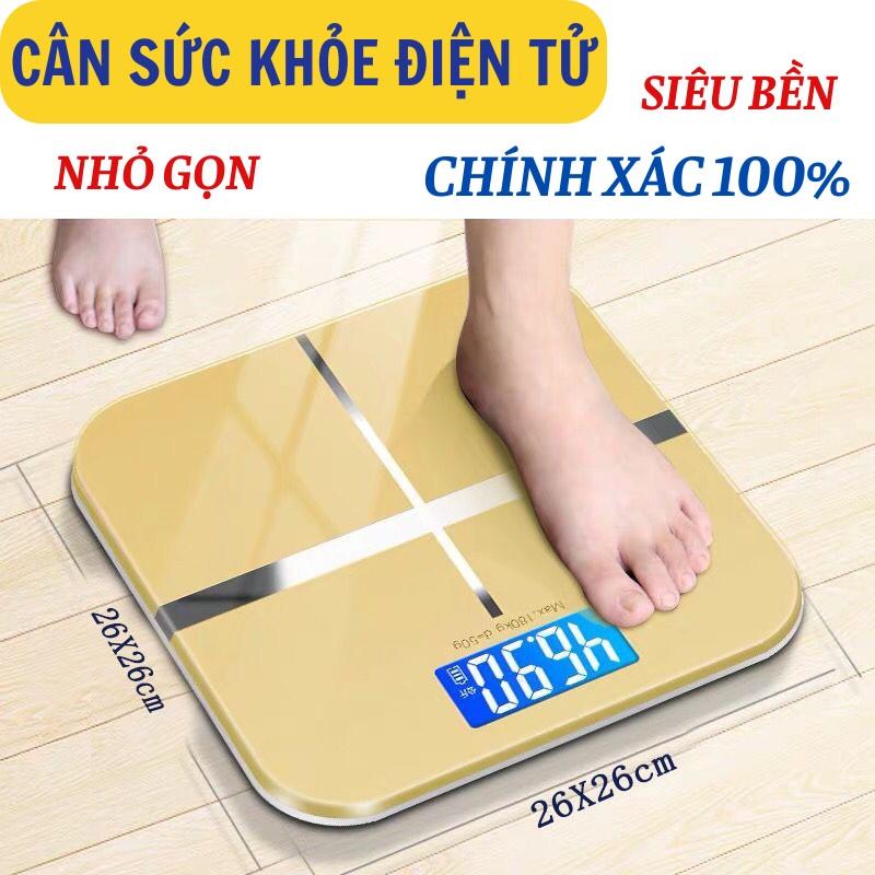CÂN ĐIỆN TỬ IP CHỮ THẬP THEO DÕI CÂN NẶNG VÀ NHIỆT ĐỘ PHÒNG CHÍNH XÁC 100% - CÂN SỨC KHỎE MẶT GƯƠNG SANG CHẢNH