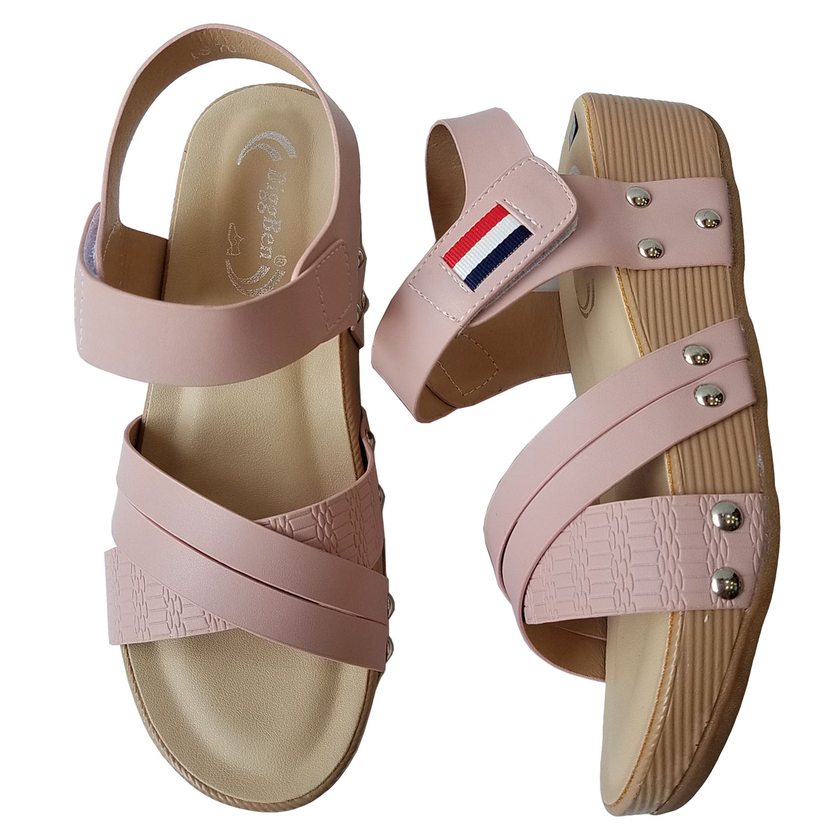 Giày sandal nữ BIGGBEN cao 4,5cm SDN75