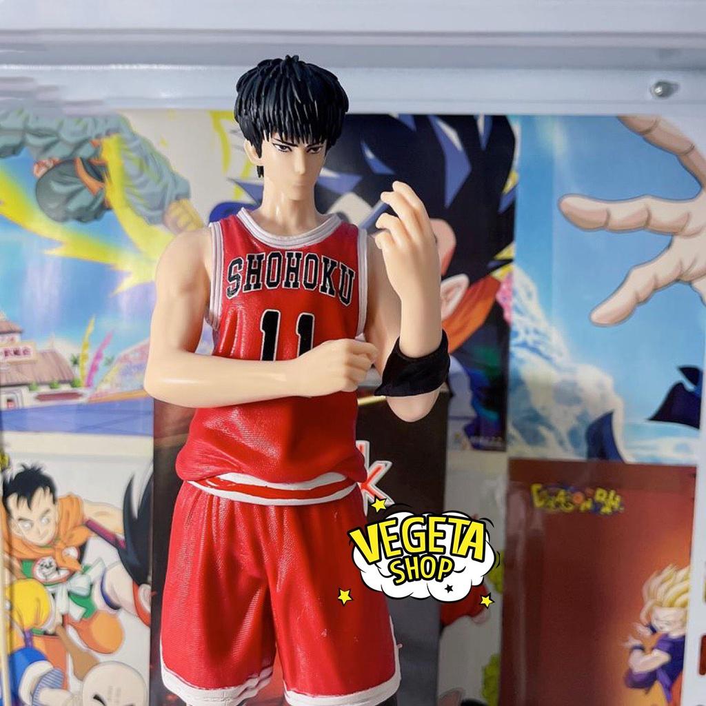 Mô hình Slam Dunk - Mô hình nhân vật Rukawa Kaede Anime Slam Dunk - Đồng phục Shohoku - Full box - Cao 31cm