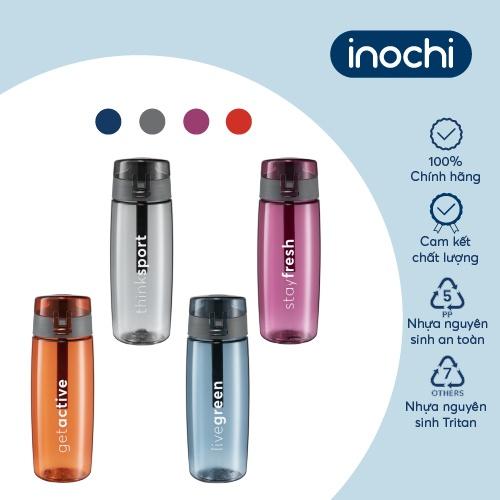 Bình nước thể thao Inochi- Kita Active 500ml - Nút bấm mở bình tiện dụng