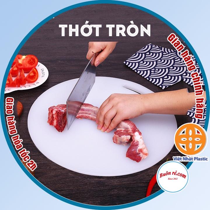 Thớt nhựa tròn Việt Nhật 3 size kháng khuẩn bền đẹp (MS:5800/5801/5802) -Buôn rẻ 01248