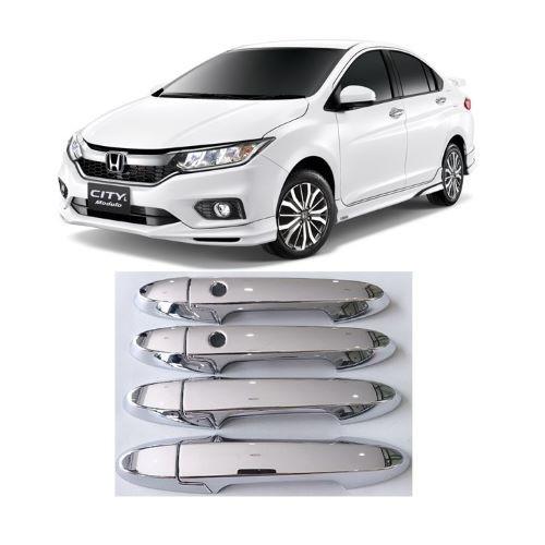 BỘ ỐP TAY, HÕM CỬA MẠ CROM DÀNH CHO XE HONDA CITY 2018-2019