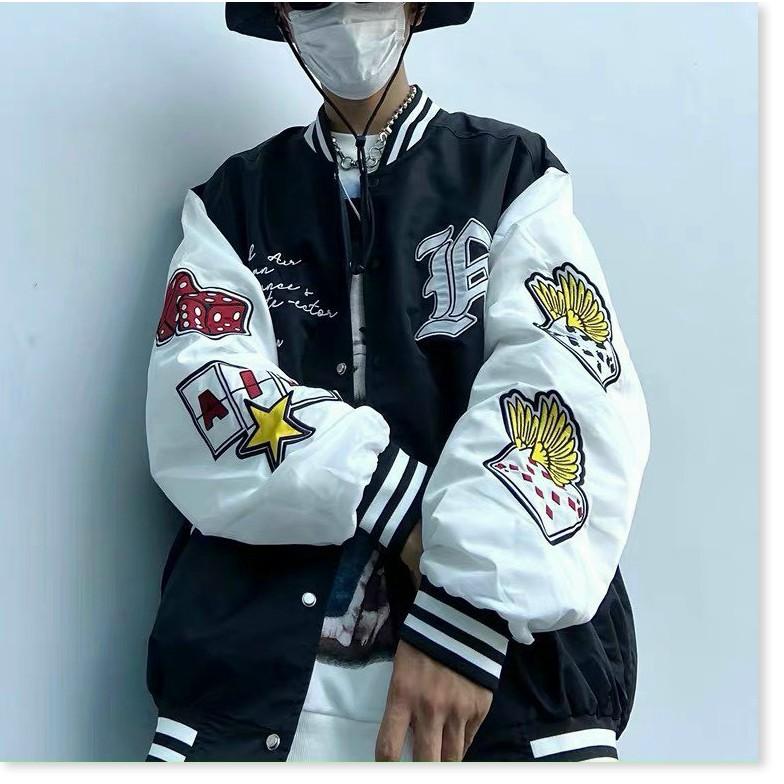 Áo Khoác Bomber Chất Liệu Dù Logo in 2 Thân Cực Chất B.By