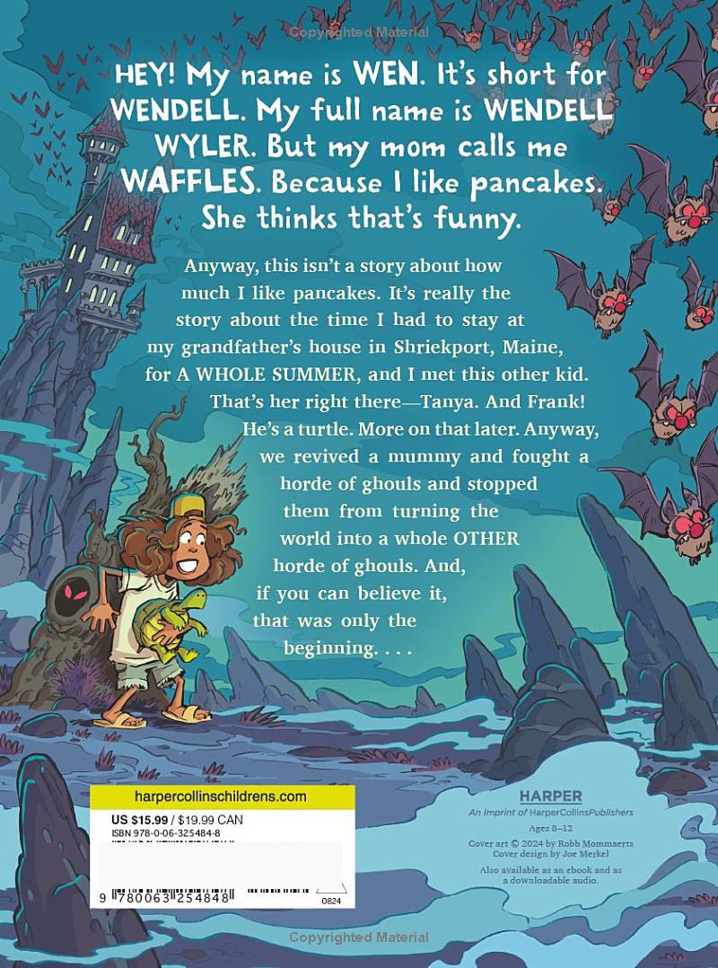 Sách ngoại văn: The Monstrous Adventures Of Mummy Man And Waffles