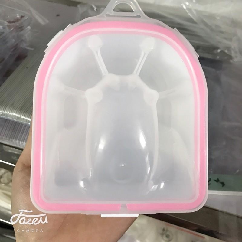 Bát ngâm tay 2 lớp, bát ngâm tay làm móng