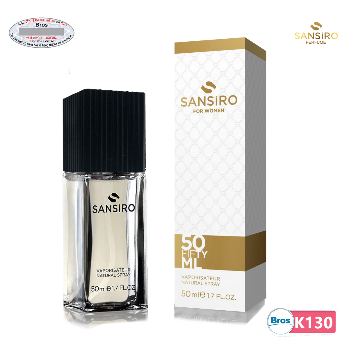 K130 - Nước hoa Sansiro 50ml cho