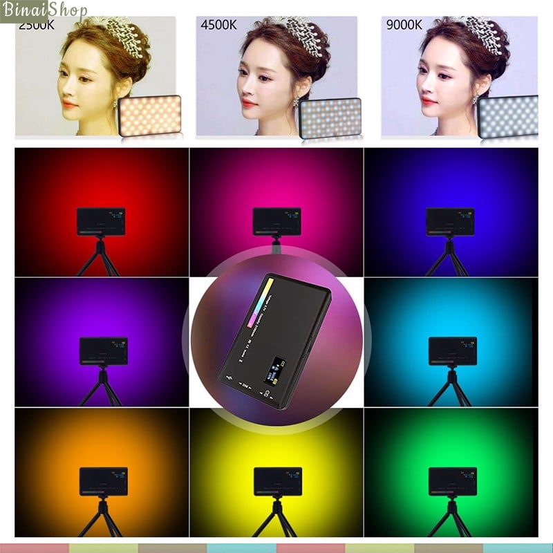 Luxceo W140 RGB - Đèn LED Hỗ Trợ 20 Hiệu Ứng Cho Quay Phim, Chụp Hình, Youtube, Tik tok- Hàng chính hãng