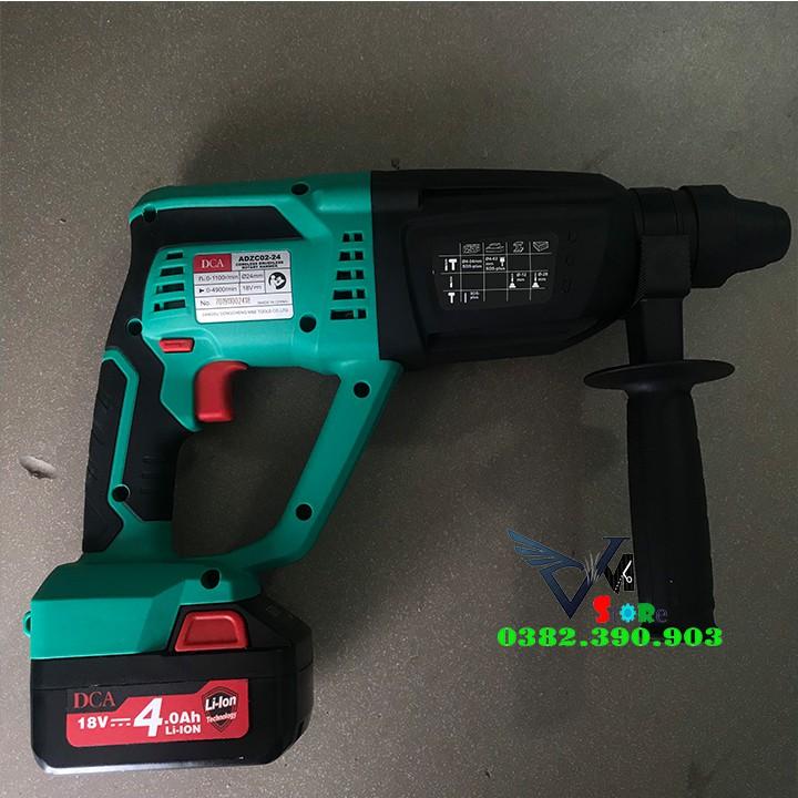 MÁY KHOAN BÊ TÔNG DÙNG PIN DCA 18v-4.0A.h