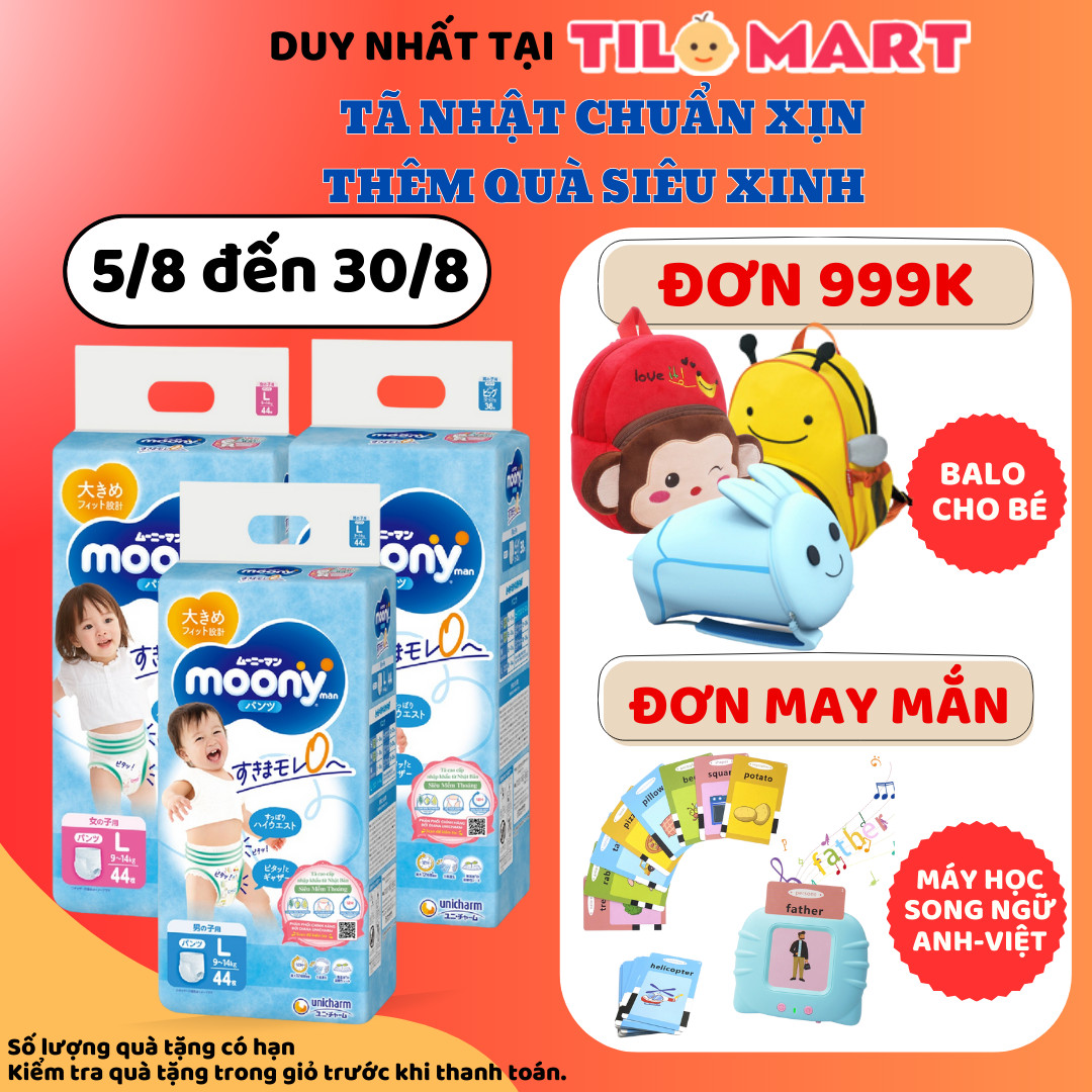 Tã quần cao cấp Moony XXL26 dành cho bé gái