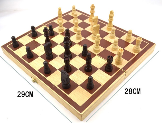 bàn cờ vua gỗ size nhỏ 29cm