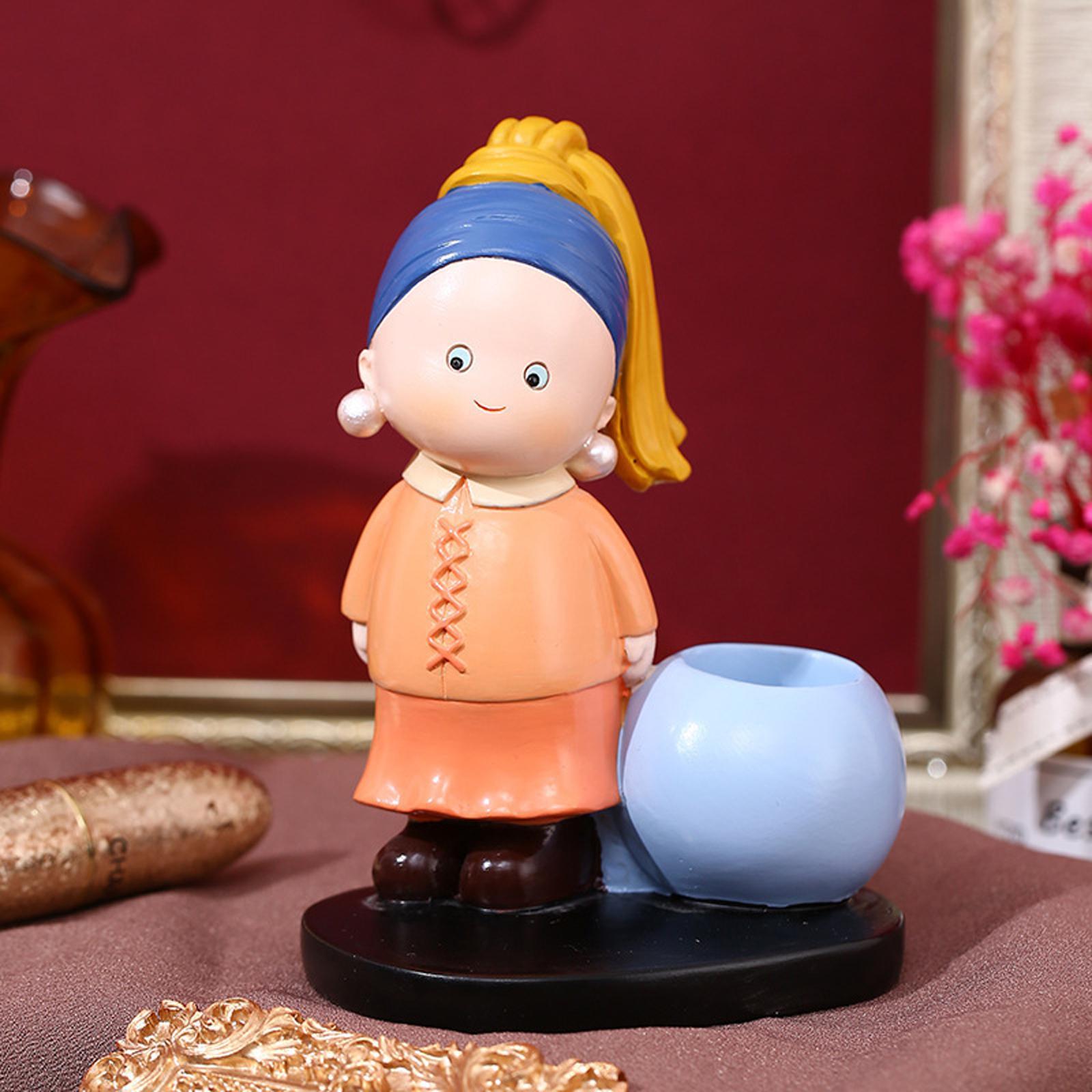Cartoon Crafts Pen Holder Birthday Gift Cartoon Bedroom